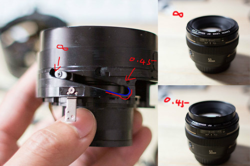 我把EF50 1.4拆了 如你的对焦也不大灵就看看吧