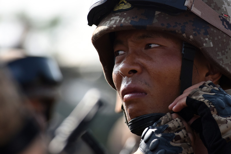走进阅兵训练基地：看看军人到底啥样子
