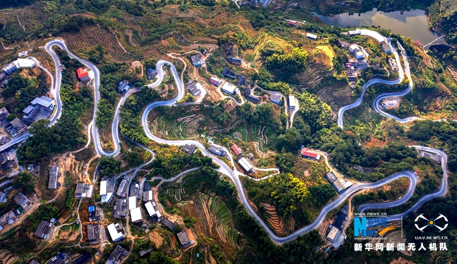 【“飞阅”中国】福建永春“四好农村路” 空中视角盘若游龙