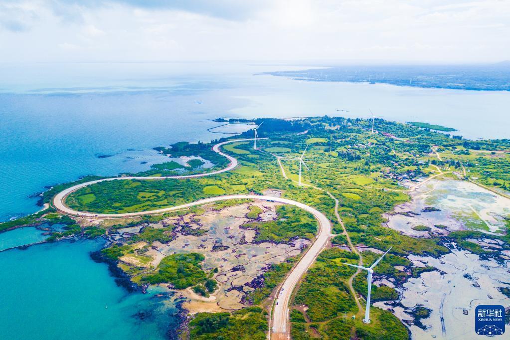 海南环岛旅游公路儋州段现雏形