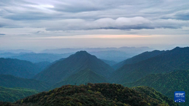 感受摄影构图魅力 天空之眼瞰贵州梵净山