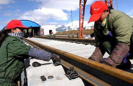 老照片里的奋斗故事：青藏铁路上的女工班！